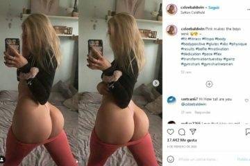 Chloe Baldwin Teasing Hot Ass OnlyFans Video Insta  on leakfanatic.com