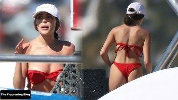Olivia Culpo is Red Hot in a Bikini as She Soaks Up the Sun in Mexico - Mexico on leakfanatic.com