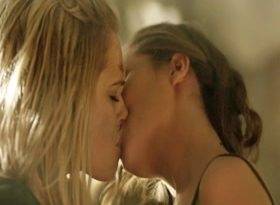 Eliza Taylor & Alycia Debnam-Carey 13 Lesbian in The 100 (No Music) Sex Scene on leakfanatic.com