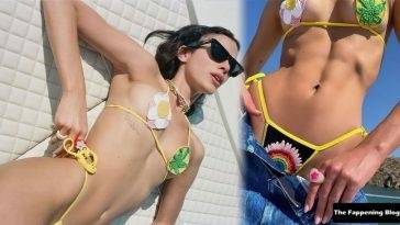 Bruna Marquezine Displays Her Beautiful Figure in a Tiny Bikini on leakfanatic.com