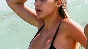 Alexa Dellanos Nip Slip at the Beach on leakfanatic.com