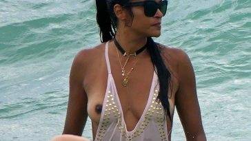 Claudia Jordan Nude Tits On The Beach - Jordan on leakfanatic.com