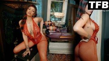 Rihanna Displays Her Gorgeous Body in Skimpy Lingerie For Savage X Fenty Valentine’s Day (51 Pics + Video) on leakfanatic.com