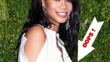 Chanel Iman Nip Slip at Vogue Anniversary ! on leakfanatic.com