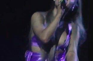 Ariana Grande Nipple Slips Out In Concert on leakfanatic.com