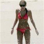 Miley Cyrus Tiny Red Bikini Pics on leakfanatic.com