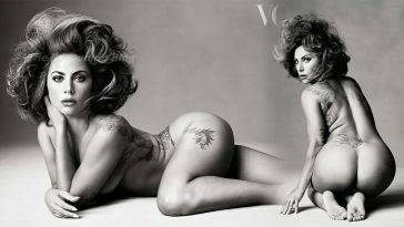 Lady Gaga Nude 13 Vogue December 2021 Issue on leakfanatic.com