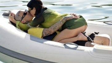 Kourtney Kardashian Flashes Her Pussy and Butt During Italian Getaway with Her Boyfriend - Italy on leakfanatic.com