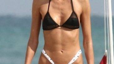 Alina Baikova Dons an Itsy-Bitsy Bikini in Miami on leakfanatic.com