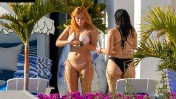 Bella Thorne Shows Off Her Bikini Body with Her Boyfriend in Cabo on leakfanatic.com