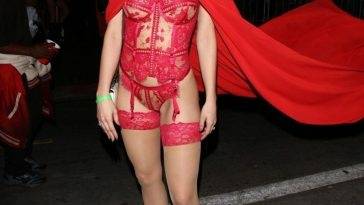 Brennah Black is a 18Sexy Handmaid 19 for Halloween on leakfanatic.com