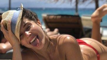 Amanda Cerny Topless Beach Onlyfans Set  on leakfanatic.com
