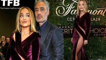 Rita Ora & Taika Waititi Arrive at the Critics Choice Awards in LA on leakfanatic.com