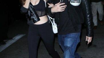 Barbara Palvin & Dylan Sprouse Leave The Nice Guy After Partying All Night on leakfanatic.com