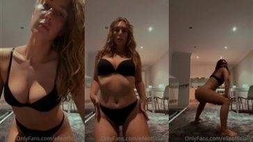 Elle  Twerking in Black Thong Nude Video on leakfanatic.com