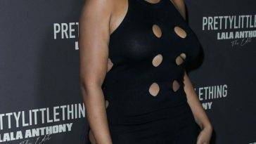 La La Anthony Shows Her Nude Tits in a See-Through Dress at the PrettyLittleThing Launch Party on leakfanatic.com