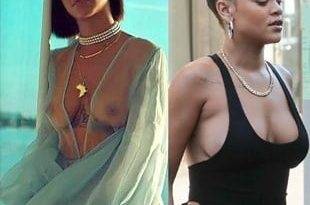 Rihanna's Fat Tits And Hard Nipple Pokies on leakfanatic.com