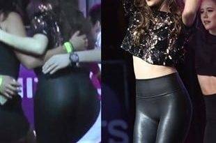 Hailee Steinfeld Shows Off Her Ass In Tight Leather Leggings on leakfanatic.com