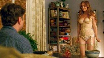 Isla Fisher Sexy Lingerie Scene in 'Keeping Up with the Joneses' on leakfanatic.com