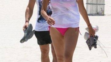 Fernando Alonso & Andrea Schlager Enjoy a Sunny Day in Miami on leakfanatic.com