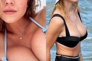 Sydney Sweeney Serves Up Her Bountiful Breasts In A Bikini on leakfanatic.com