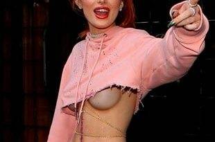 Bella Thorne Flashes Her Underboob And Nipple on leakfanatic.com