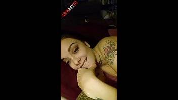 Alessa Savage tease in bed onlyfans porn videos on leakfanatic.com
