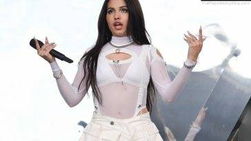 Busty Mabel Performs at Radio 1 Big Weekend in Coventry on leakfanatic.com