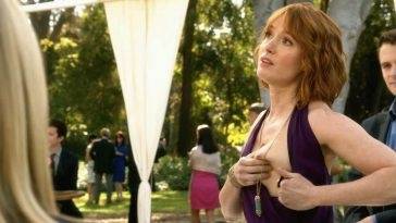 Alicia Witt Topless Scene from 'House of Lies' on leakfanatic.com