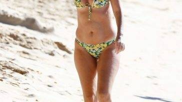 Rhea Durham Enjoys a Day on the Beach in Barbados - Barbados on leakfanatic.com
