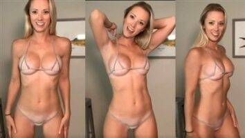 Vicky Stark Micro Bikini Try On Nude Video Leaked on leakfanatic.com