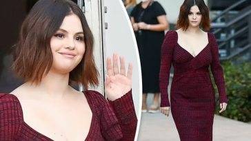 Busty Selena Gomez Leaves a Press Tour Stop For “Only Murders in the Building” on leakfanatic.com