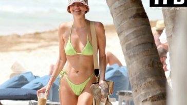 Leonie Hanne Enjoys a Day at the Beach in Mexico - Mexico on leakfanatic.com