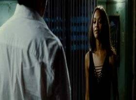 Zoe Saldana Topless Hot Scene Sex Scene on leakfanatic.com