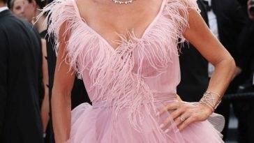 Victoria Silvstedt Looks Stunning at the 75th Annual Cannes Film Festival on leakfanatic.com