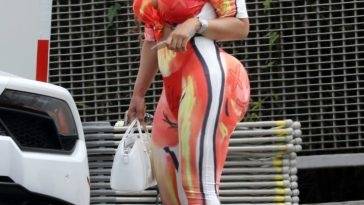 Blac Chyna Shows Off Her Famous Curves in Malibu on leakfanatic.com