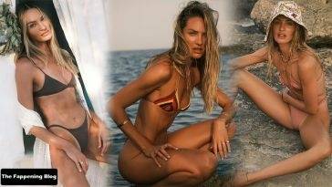 Candice Swanepoel Shows Off Her Beautiful Body in the Tropic of C Serenity Bikini Shoot on leakfanatic.com