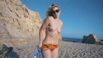 Caitlyn Sway Nude Beach Teasing Video  on leakfanatic.com