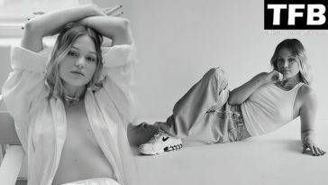 Olivia Holt Poses Braless and Shows Her Breasts in a Hot Shoot by Adrian Martin on leakfanatic.com