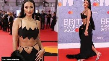 Maya Jama Flashes Her Boobs and Abs in a Very Skimpy Dress at The BRIT Awards (Photos) on leakfanatic.com