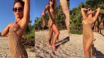 Brittney Palmer Nude Teasing At Beach Video  on leakfanatic.com