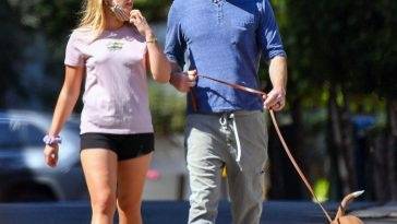 Zach Braff Is Seen with Braless Florence Pugh in LA on leakfanatic.com