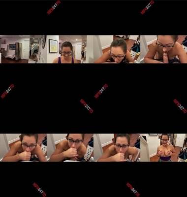 Dani Daniels POV blowjob snapchat premium 2021/09/01 on leakfanatic.com