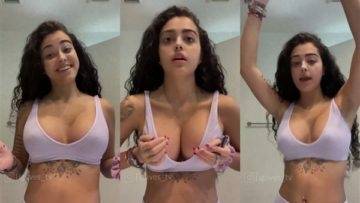 Malu Trevejo Nude Titty Shaking Teasing Video Leaked on leakfanatic.com