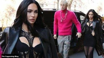 Megan Fox is Seen with Machine Gun Kelly in Milan on leakfanatic.com