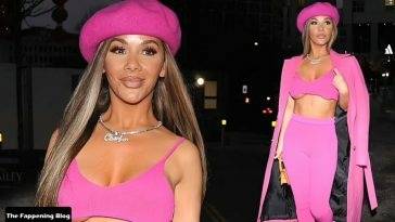 Chelsee Healey Shows Off He Underboob at Hairchoice Event on leakfanatic.com