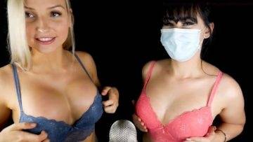 ASMR Network Bra Scratching with Masked ASMR Video on leakfanatic.com