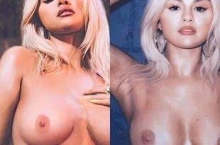 Selena Gomez Shows Off Her Fat Nude Tits To Sell Swimsuits on leakfanatic.com