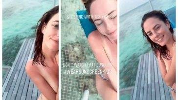 Kaya Scodelario Hot Topless Instagram Story on leakfanatic.com