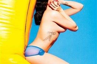 Demi Lovato Covered Topless In Complex Magazine on leakfanatic.com